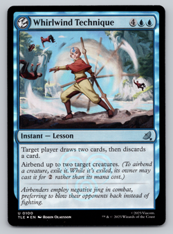 Whirlwind Technique FOIL -(U)- MTG Avatar: The Last Airbender TLA - Image 1