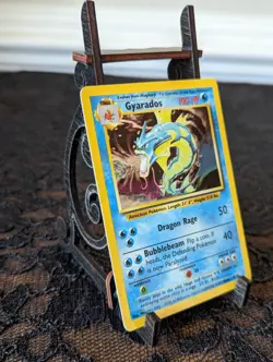 Pokemon TCG Gyarados Base Set 6/102 Unlimited Holo Rare - Vintage 1999 - Image 2