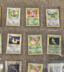 Shadowless Base Set Pokemon Card Lot (30) w/ Red Cheeks Pikachu Vintage WOTC TCG - Image 3