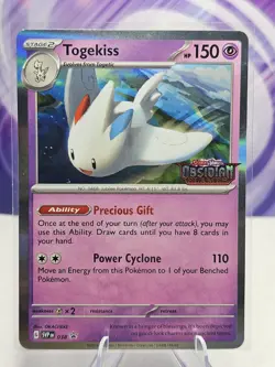 Togekiss SVP038 Holo Rare Prerelease Promo Obsidian Flames Stamped NM - Image 1