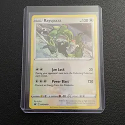 Pokemon Sword & Shield Black Star Promo Rayquaza SWSH29 Cosmos Holo - Image 1
