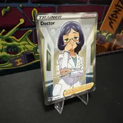 Pokemon Doctor Chilling Reign Ultra Rare Full Art Holo Card 190/198 NM Condition - Image 2