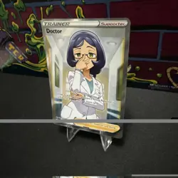 Pokemon Doctor Chilling Reign Ultra Rare Full Art Holo Card 190/198 NM Condition - Image 3