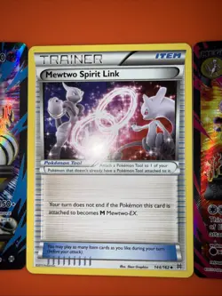 Pokemon M Mega Mewtwo EX Ultra Rare Holo TCG Card XY Breakthrough - Image 3