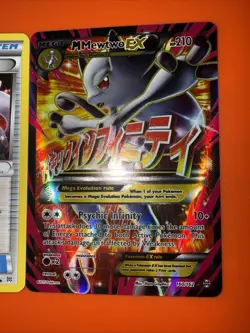 Pokemon M Mega Mewtwo EX Ultra Rare Holo TCG Card XY Breakthrough - Image 4