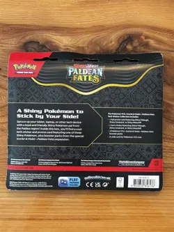 POKEMON TCG SCARLET & VIOLET PALDEAN FATES TECH STICKER FIDOUGH FACTORY SEALED - Image 2