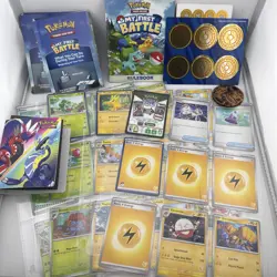 Pokemon My First Battle Two Mini Starter Decks Pikachu & Bulbasaur W/Mats &Coins - Image 2