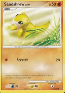 Pokemon - Sandshrew - 124/147 - Common - Supreme Victors - NM - Image 1