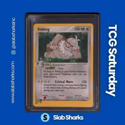 2003 POKEMON EX RUBY & SAPPHIRE #12/109 SLAKING HOLO - Image 1