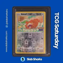 2022 POKEMON SWSH POKEMON GO #059/078 BIDOOF (PEEL DITTO VARIATION) REVERSE HOLO - Image 1