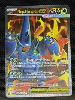 Mega Heracross EX 108/094 Me02: Phantasmal Flames Holo Pokemon TCG NM - Image 4