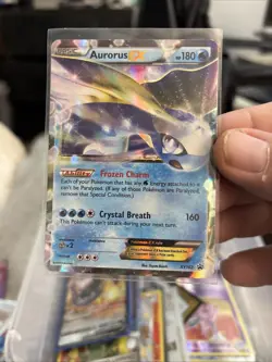 Pokemon Aurorus EX XY102 XY Promo Holo Basic 180HP Crystal Breath T172 - Image 1