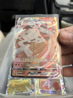 Pokemon TCG Sword & Shield Base Set Stonjourner VMAX Ultra Rare 116/202 T146 - Image 1
