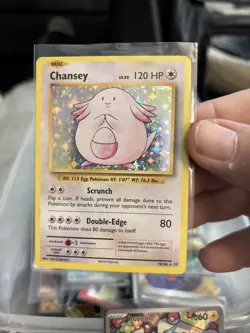 Pokemon XY Evolutions Chansey Holo Rare 70/108 Near Mint TCG T129 - Image 1