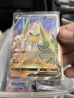 Galarian Sirfetch'd V 174/185 Vivid Voltage NM Full Art Ultra Rare Pokemon T126 - Image 1