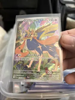 Zacian 100/094 Full Art Illustration Rare – Pokemon TCG PFL EN 2025 – NM T113 - Image 1