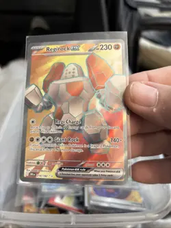 Regirock EX 214/182 Full Art Ultra Rare Holo Destined Rivals Pokemon TCG NM T131 - Image 1