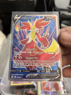 Pokemon Lost Origin Delphox V 173/196 Full Art Ultra Rare Holo NM T149 - Image 1