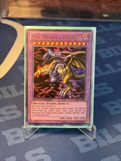 Yugioh Five-Headed Dragon Limited Edition Ultra Rare LC03-EN004 NM - Image 1