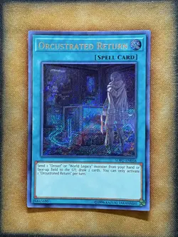 Yugioh Orcustrated Return SOFU-EN058 Secret Rare LP - Image 1