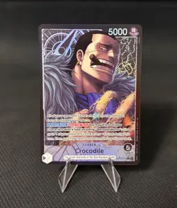 One Piece TCG Crocodile Alt Art Leader OP14-079 The Azure Sea’s Seven English - Image 1