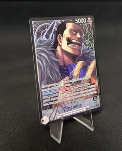 One Piece TCG Crocodile Alt Art Leader OP14-079 The Azure Sea’s Seven English - Image 2