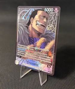 One Piece TCG Crocodile Alt Art Leader OP14-079 The Azure Sea’s Seven English - Image 3