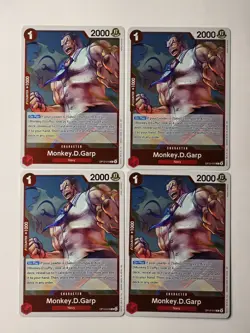 One Piece TCG OP13-016 Monkey.D.Garp X4 (1 Playset) - Card Game English Bandai - Image 1
