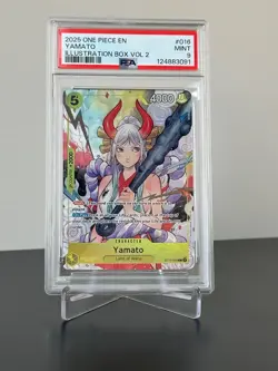 2025 ONE PIECE PROMOS ILLUSTRATION BOX VOL.2 #016 YAMATO PSA 9 - Image 1