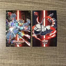 Pokemon Database Cards Onix Machamp Cracked Ice Holo - Image 1