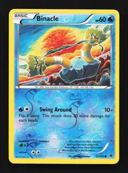 Binacle 22/124 LP Fates Collide English Pokemon Card TCG - Image 1