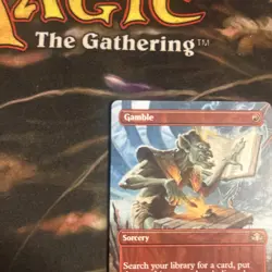 MTG Gamble Dominaria Remastered Borderless M/NM - Image 2