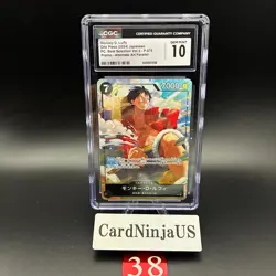 CGC GEM MINT 10 Monkey D Luffy P-075 Premium Card Collection Best Selection 38 - Image 1