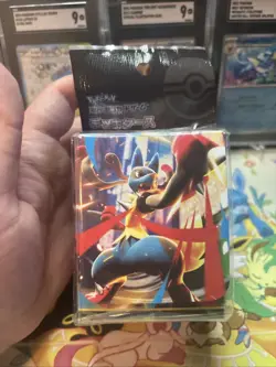 Pokemon Card Game Deck case Deckbox Mega brave Mega Lucario deckbox new sealed - Image 1