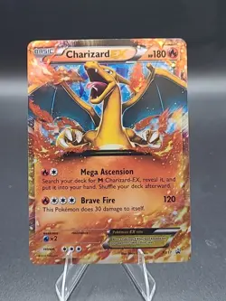 Pokemon TCG Charizard-EX XY17 Holo Promo Card LP/NM - Image 1