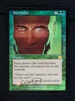 Biorhythm Foil Magic: Onslaught #247 2002 - Image 1