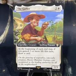 The Gaffer - Extended Art - Commander: The Lord of the Rings LOTR MTG (LTC) 0096 - Image 1