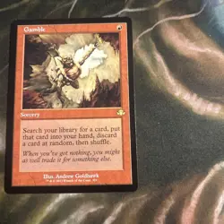 [1x] Gamble - Retro Frame Near Mint, English Dominaria Remastered Extras MTG Mag - Image 4
