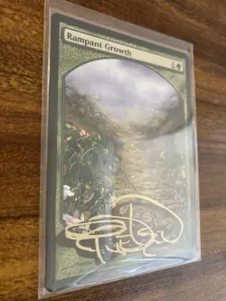 MTG💐Shadow Signed RAMPANT GROWTH Full Art💐Players Reward PROMO MINT T. Nielsen - Image 3