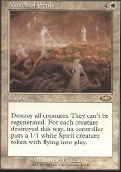 1x March of Souls Heavy Play MTG Magic - Kid Icarus - - Image 1