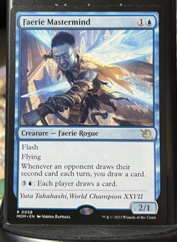 Faerie Mastermind - March of the Machine (Light Played) (Non-Foil) - Image 1