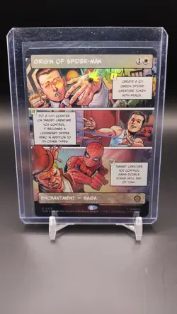 Origin of Spider-Man (Borderless) Marvel's Spider-Man Foil MTG NM - Image 1