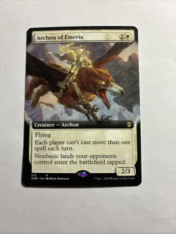 Archon of Emeria (Extended Art) - Zendikar Rising MTG Plus Bonus Rare!!! - Image 1