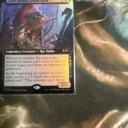 Lord Skitter, Sewer King (Extended Art) R Wilds of Eldraine 339 NM (Foil) - Image 4