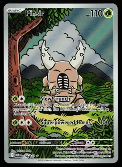 Pinsir 168/167 Holo Illustration Rare Twilight Masquerade Pokemon Card - Image 1