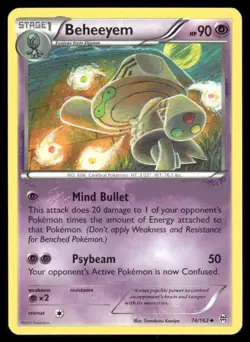 Pokemon Beheeyem XY - BREAKthrough #74/162 - Image 1