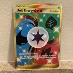 Unit Energy 170/156 Secret Rare Gold - Ultra Prism - Sun & Moon 2018 Pokemon LP - Image 1