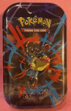💥Pokemon Mega Evolution Mega Heroes Mini Tin *Factory Sealed* Mega Lucario💥 - Image 1