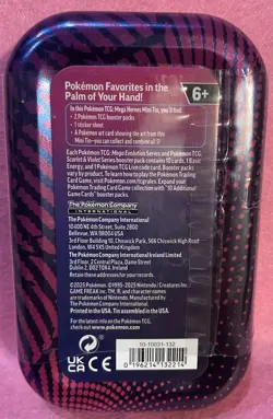 💥Pokemon Mega Evolution Mega Heroes Mini Tin *Factory Sealed* Mega Lucario💥 - Image 2