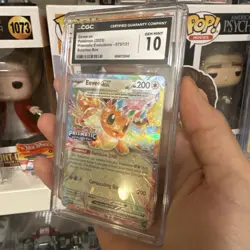 2025 Pokemon ENG - Prismatic Evolutions | Eevee ex #075 | STAMPED | CGC 10 - Image 3
